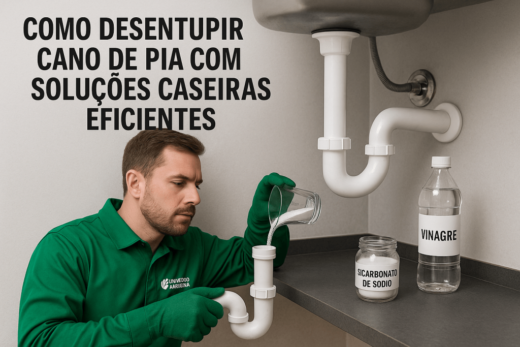 Como Desentupir Cano de Pia