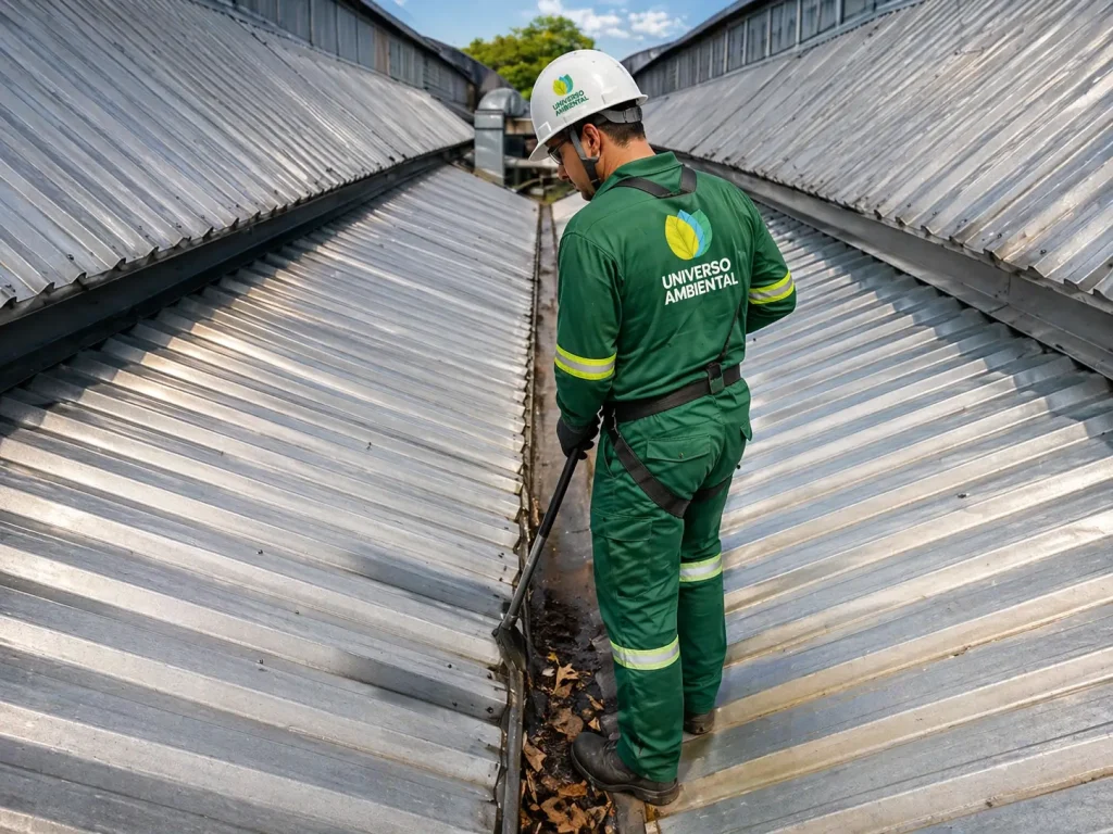Limpeza de calhas em Itupeva